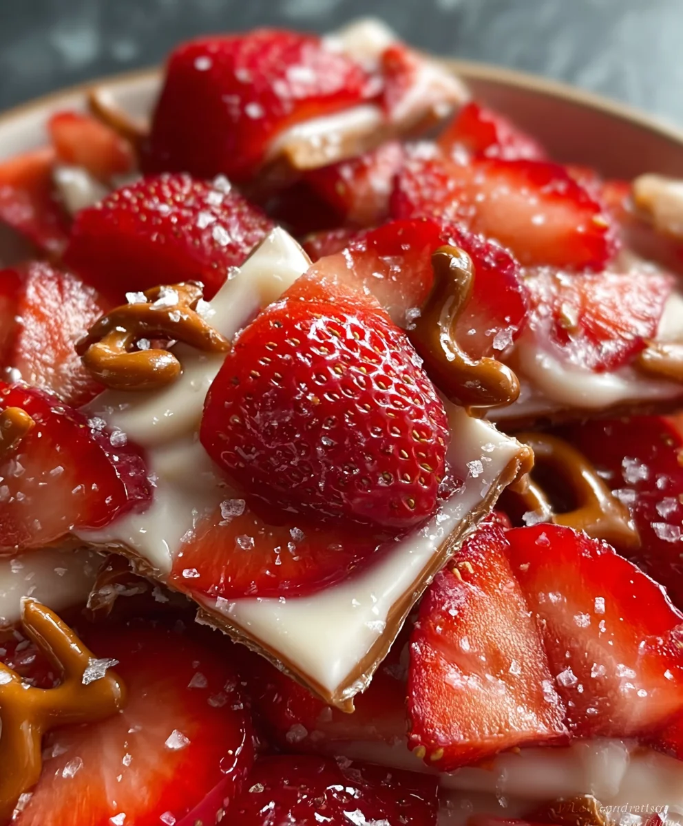 Strawberry Toffee-Sweet Crunch Dessert Recipe