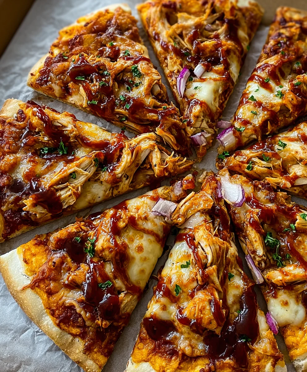Easy BBQ Chicken Pizza Recipe- Quick & Delicious