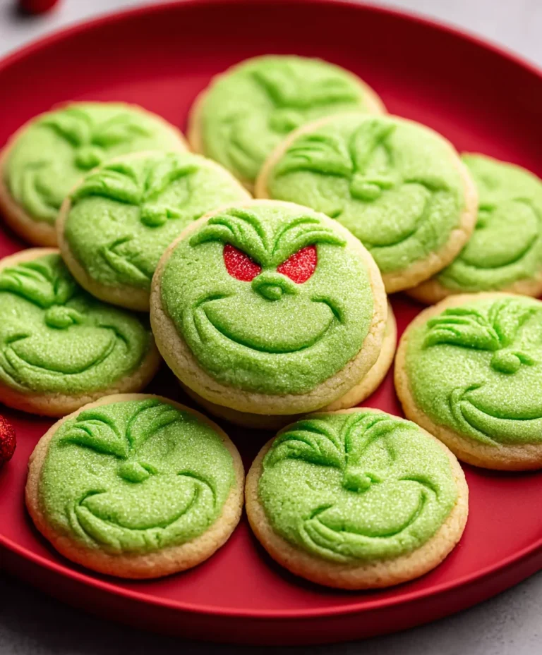 Grinch Sugar Cookies – Festive Holiday Treat