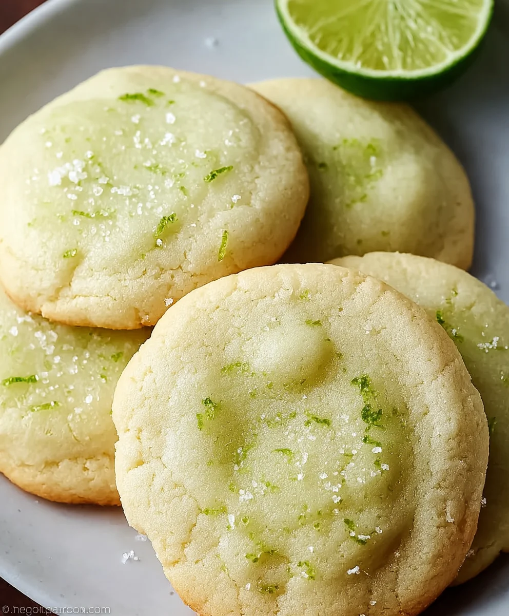Zesty Lime Sugar Cookies-Easy Refreshing Homemade Treats