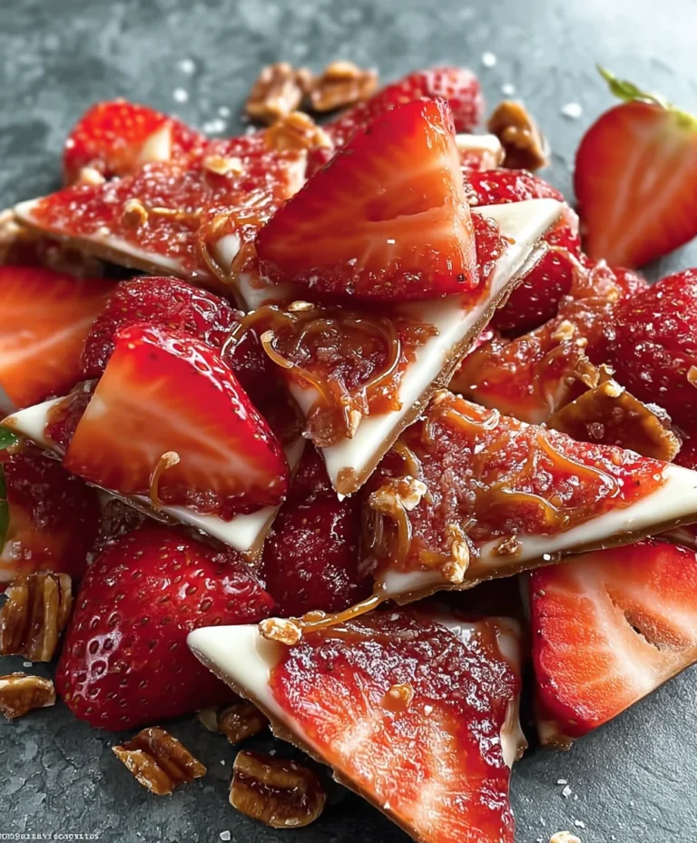Sweet Strawberry Toffee Treat-Easy Recipe