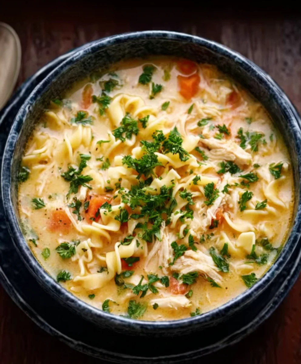 Crack Chicken Noodle Soup - Best Comfort Food Ever