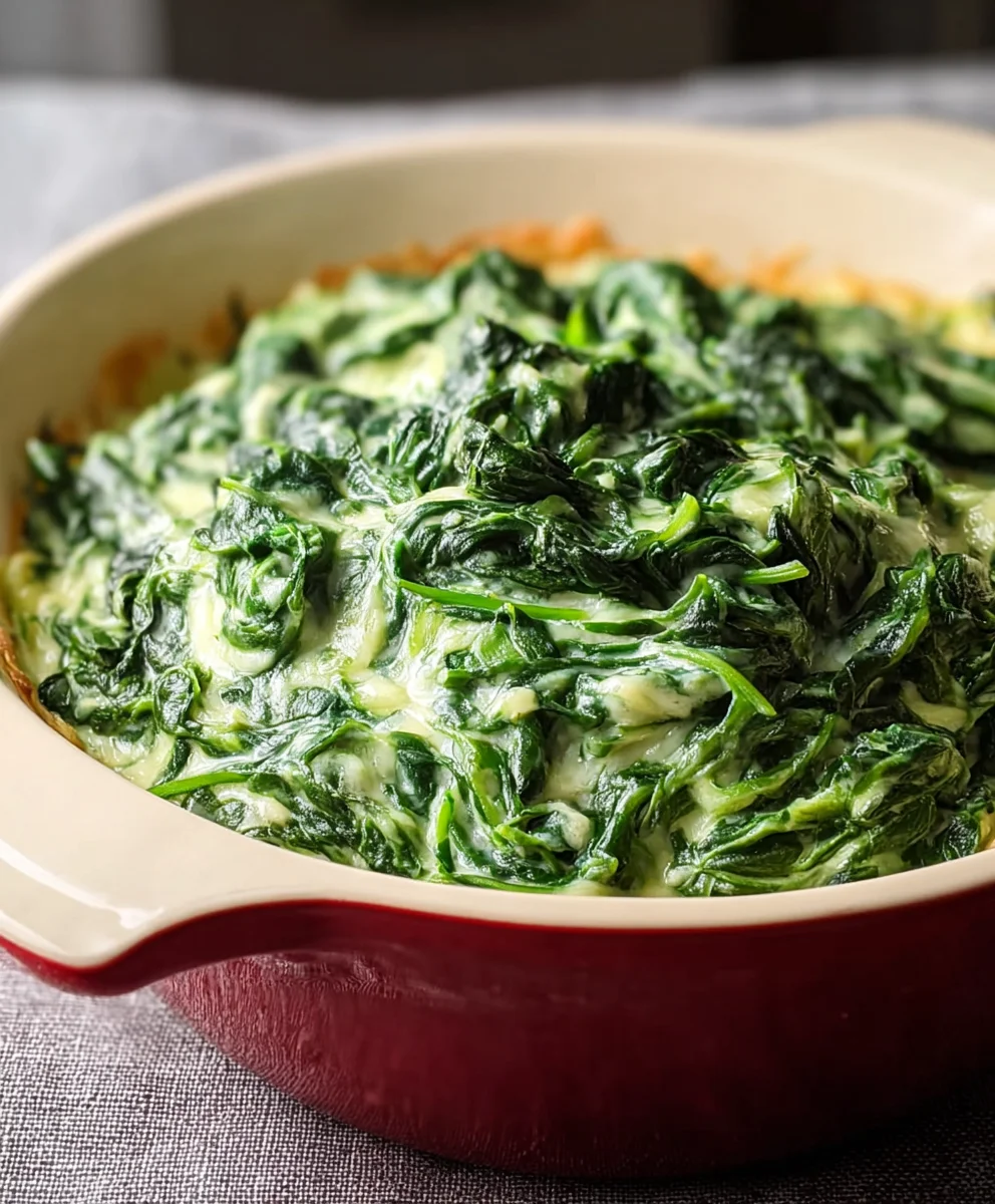 Easy Creamed Spinach Recipe- Simple & Delicious