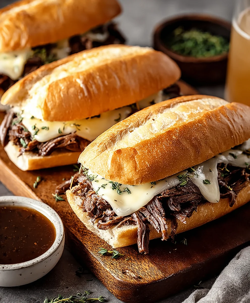 Classic Beef French Dip Sandwiches - Easy Recipe