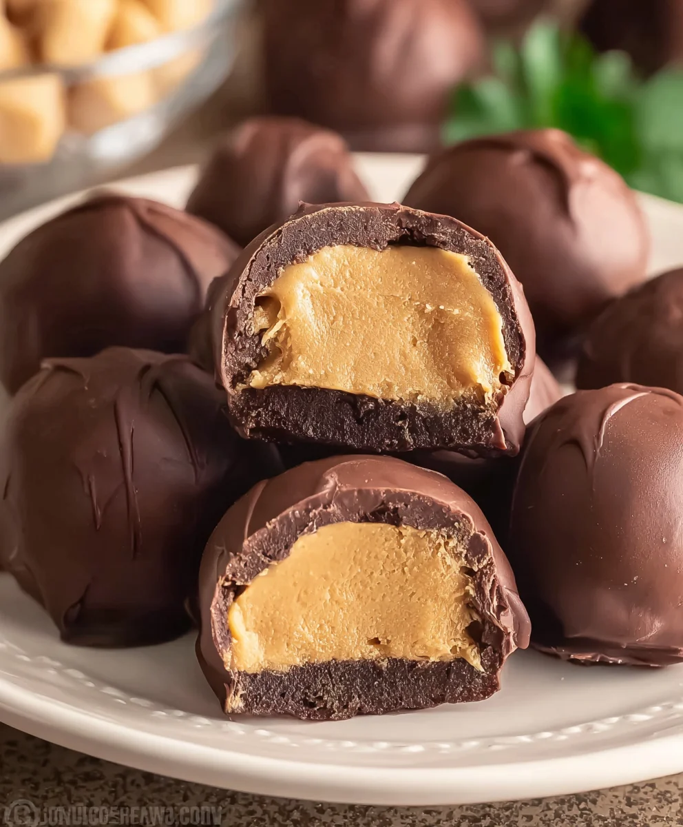 Easy Peanut Butter Buckeyes - The Perfect Treat