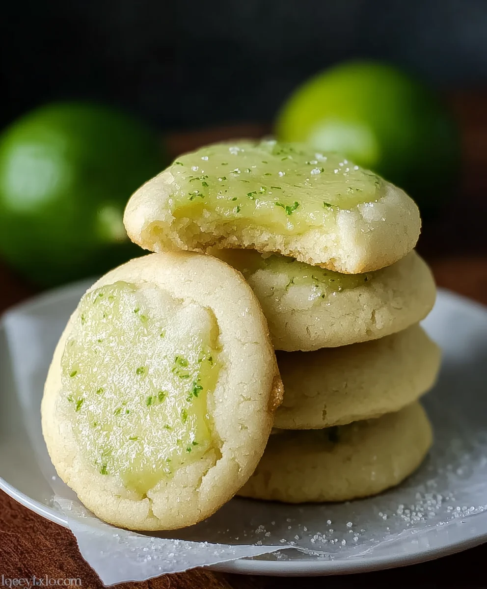 Zesty Lime Sugar Cookies-Easy Refreshing Homemade Treats