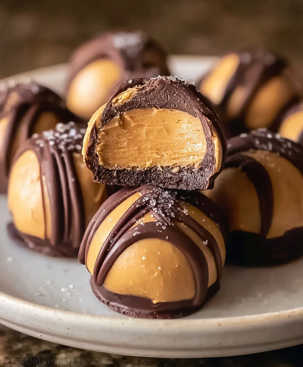 Easy Peanut Butter Buckeyes-Classic Chocolate Candies