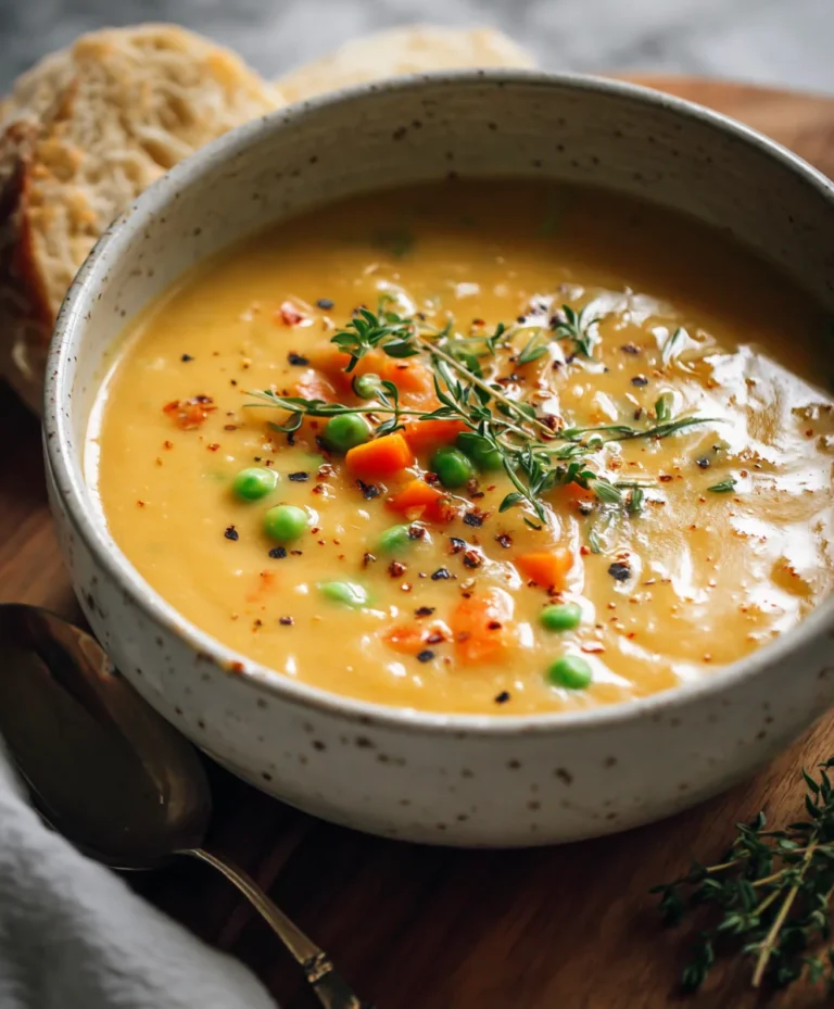 One-Pot Creamy Vegetable Soup – Easy & Delicious Meal