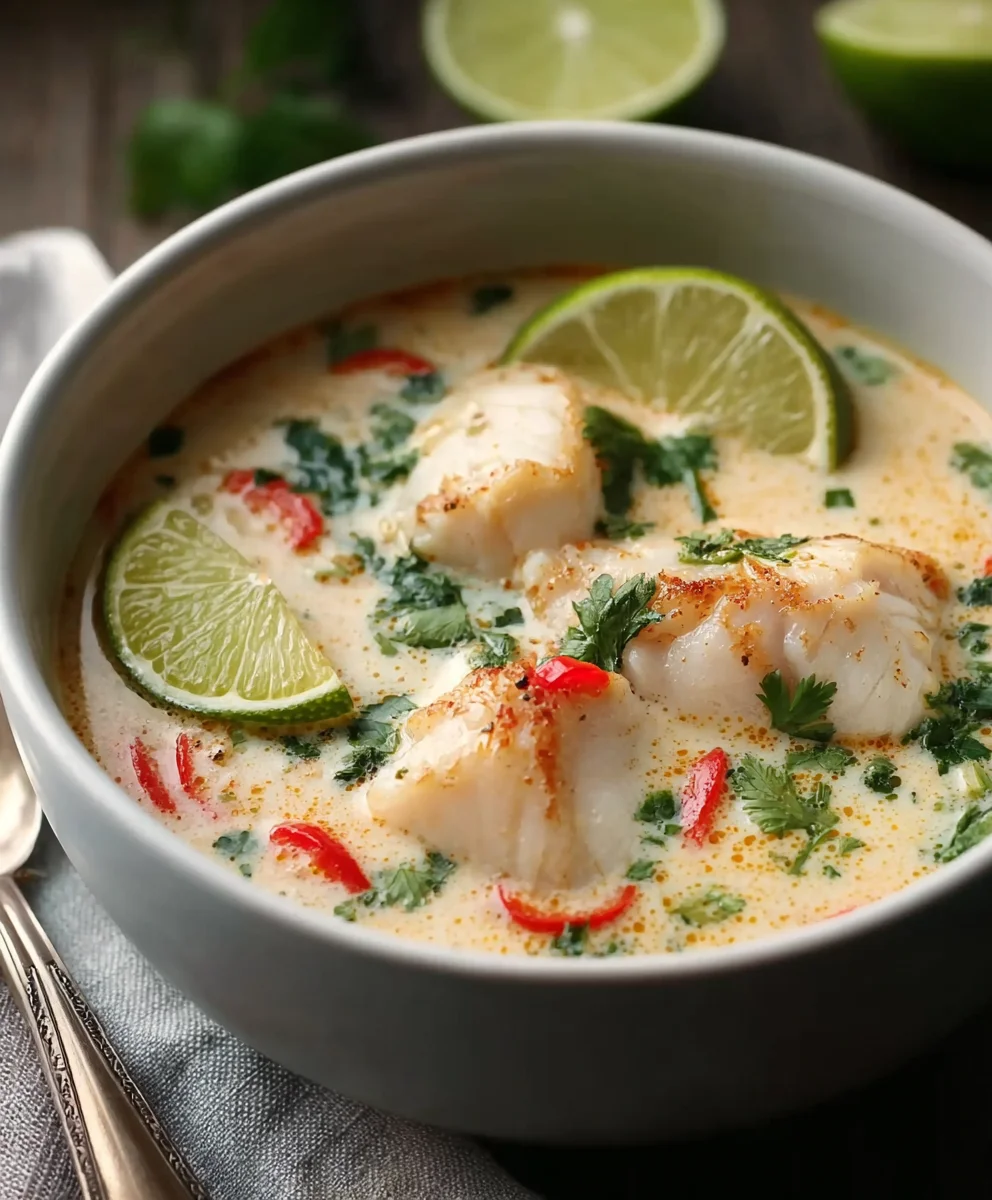 Coconut Lime Fish Soup - A Flavorful Delight