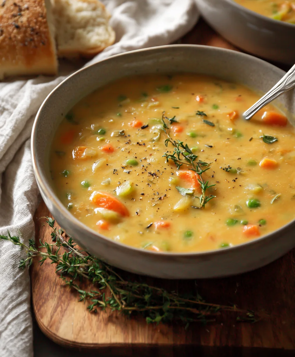 One-Pot Creamy Vegetable Soup - Easy & Delicious Meal