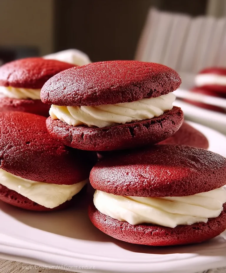 Red Velvet Whoopie Pies- Easy & Delicious Recipe