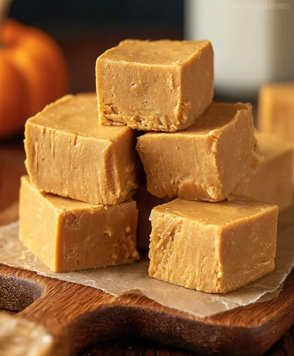 Easy Pumpkin Fudge Recipe - Creamy Fall Treat
