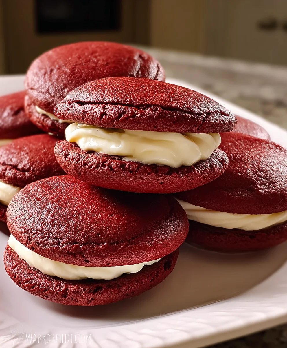 Red Velvet Whoopie Pies- Easy & Delicious Recipe