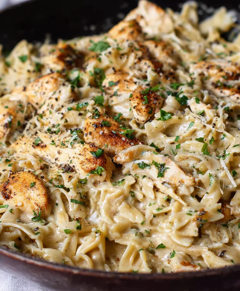 Easy Chicken Garlic Parmesan Pasta Recipe