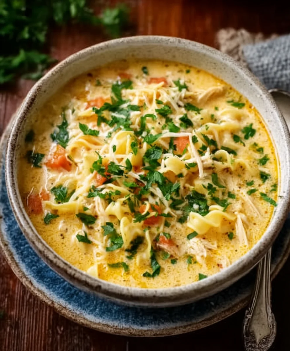 Crack Chicken Noodle Soup - Best Comfort Food Ever
