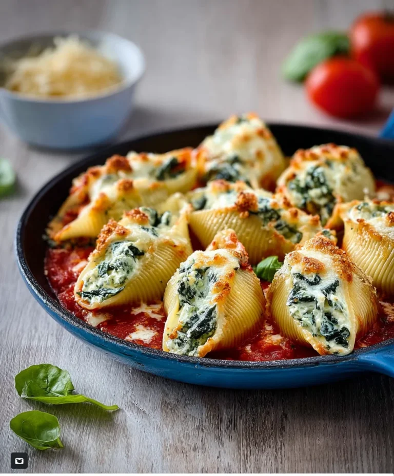 Spinach Ricotta Stuffed Shells Recipe