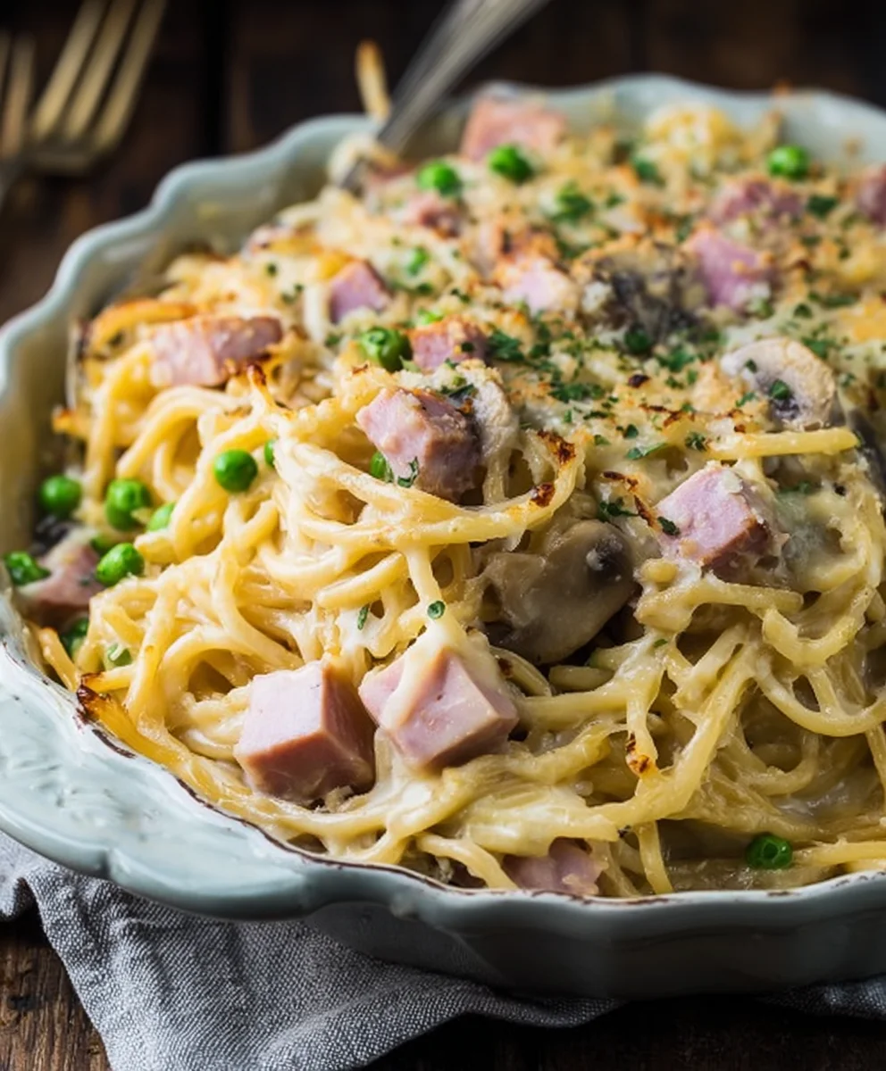 Beef Beef Ham Tetrazzini- Ultimate Comfort Food Recipe