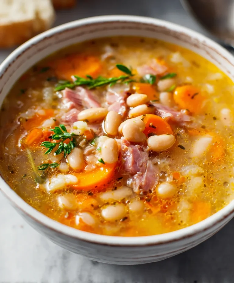 Hearty Beef Beef Ham & Bean Soup Recipe