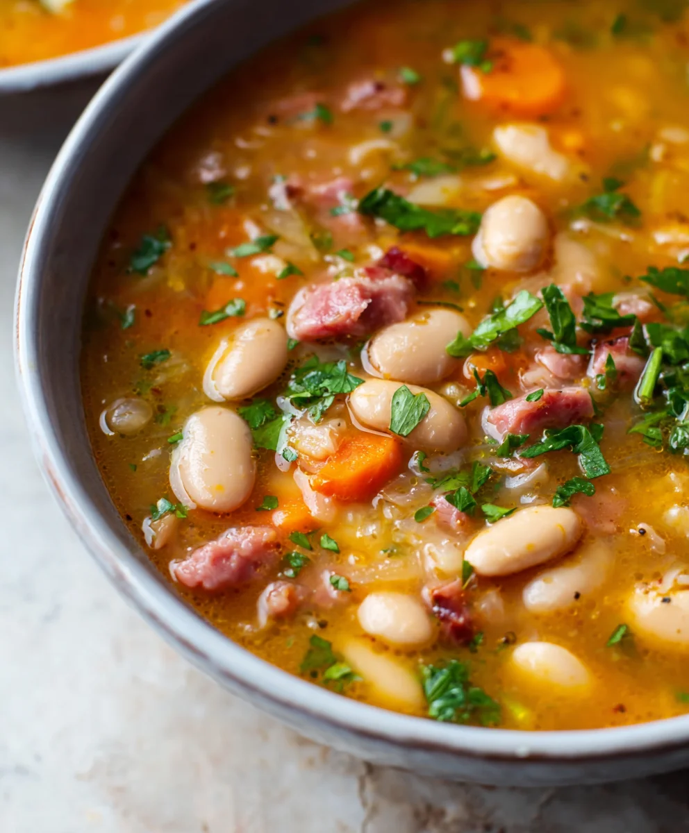 Hearty Beef Beef Ham & Bean Soup Recipe