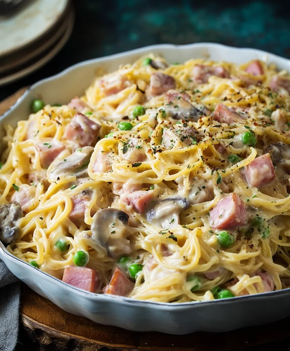 Beef Beef Ham Tetrazzini- Ultimate Comfort Food Recipe