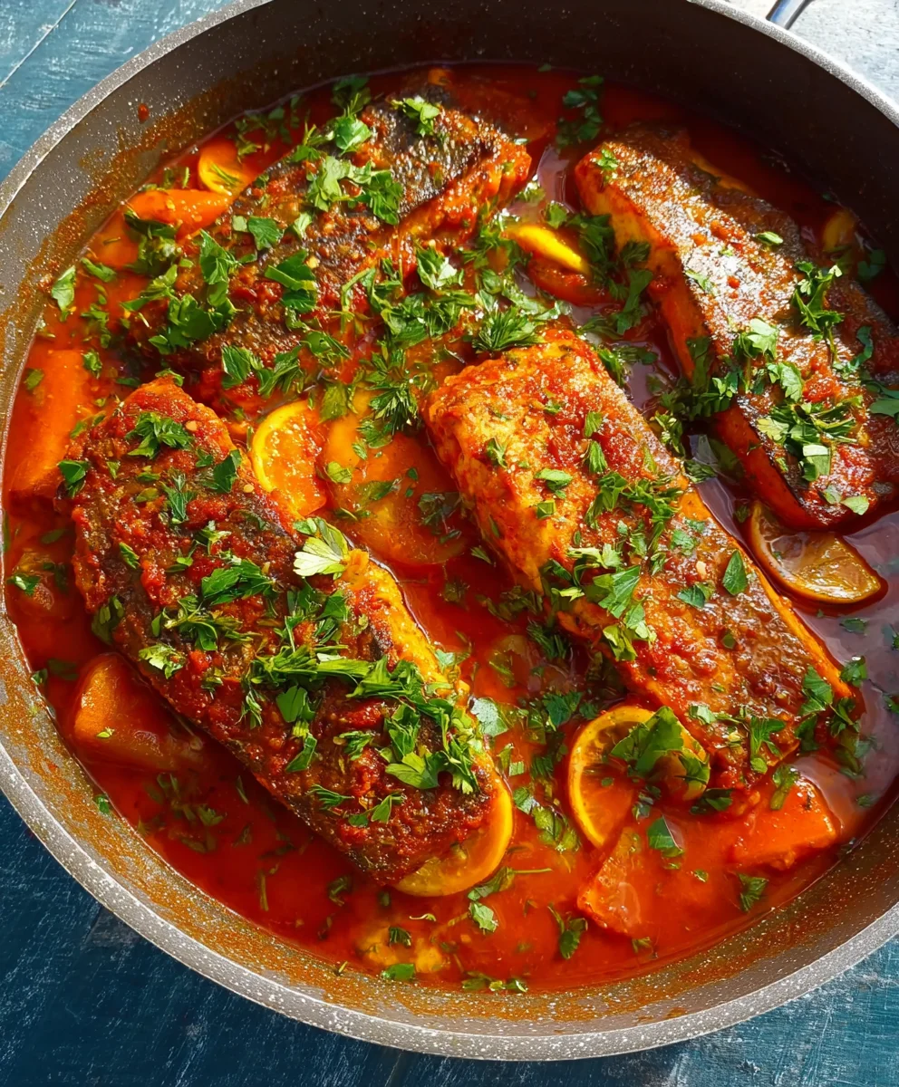 Classic Spicy Moroccan Fish-Rich Sauce Recipe