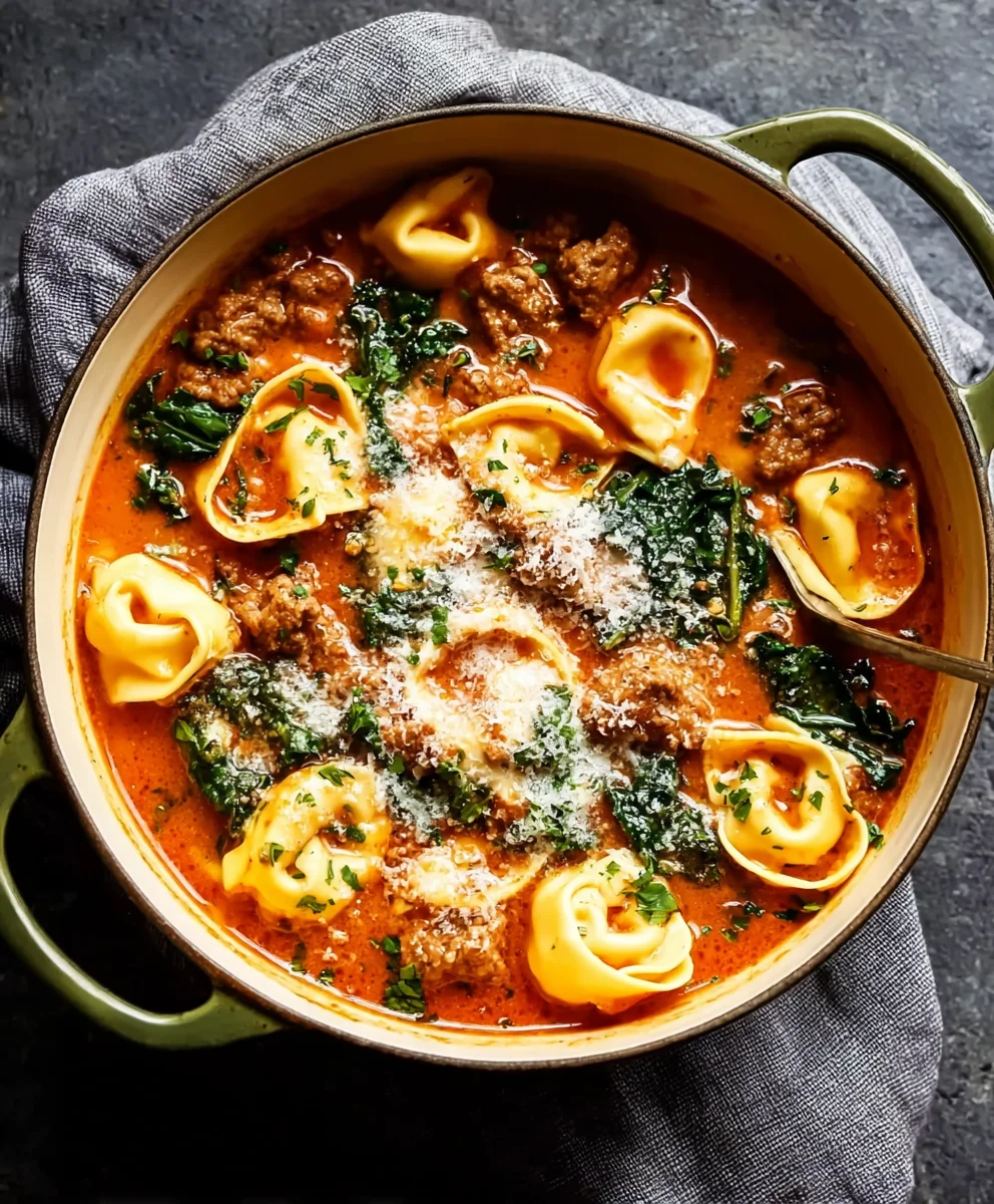 Hearty Beef Tortellini Soup Recipe - Easy & Delicious