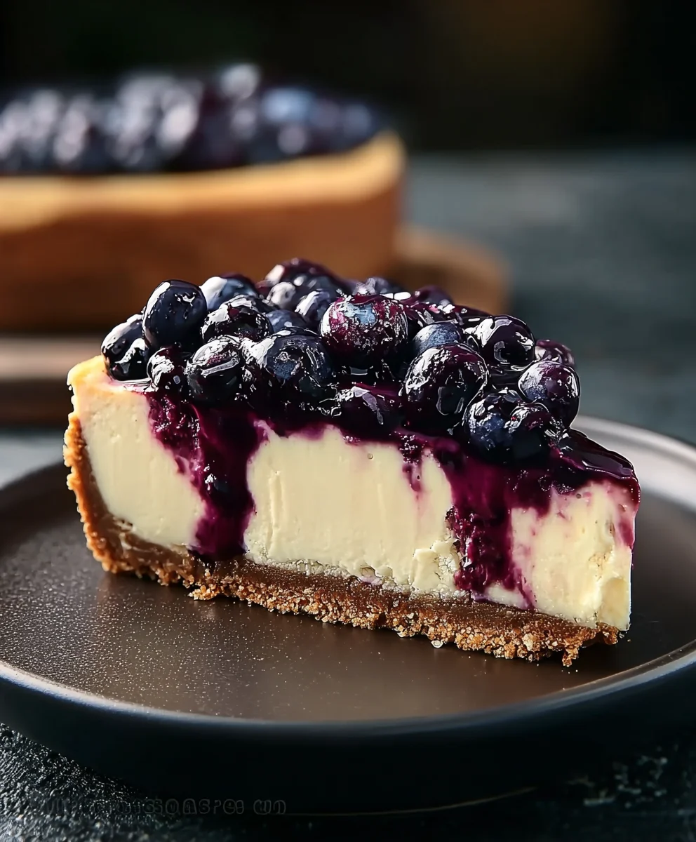 Delicious Blueberry Cheesecake Recipe - Easy & Creamy