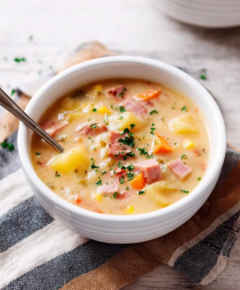 Hearty Beef Beef Ham and Potato Soup Recipe