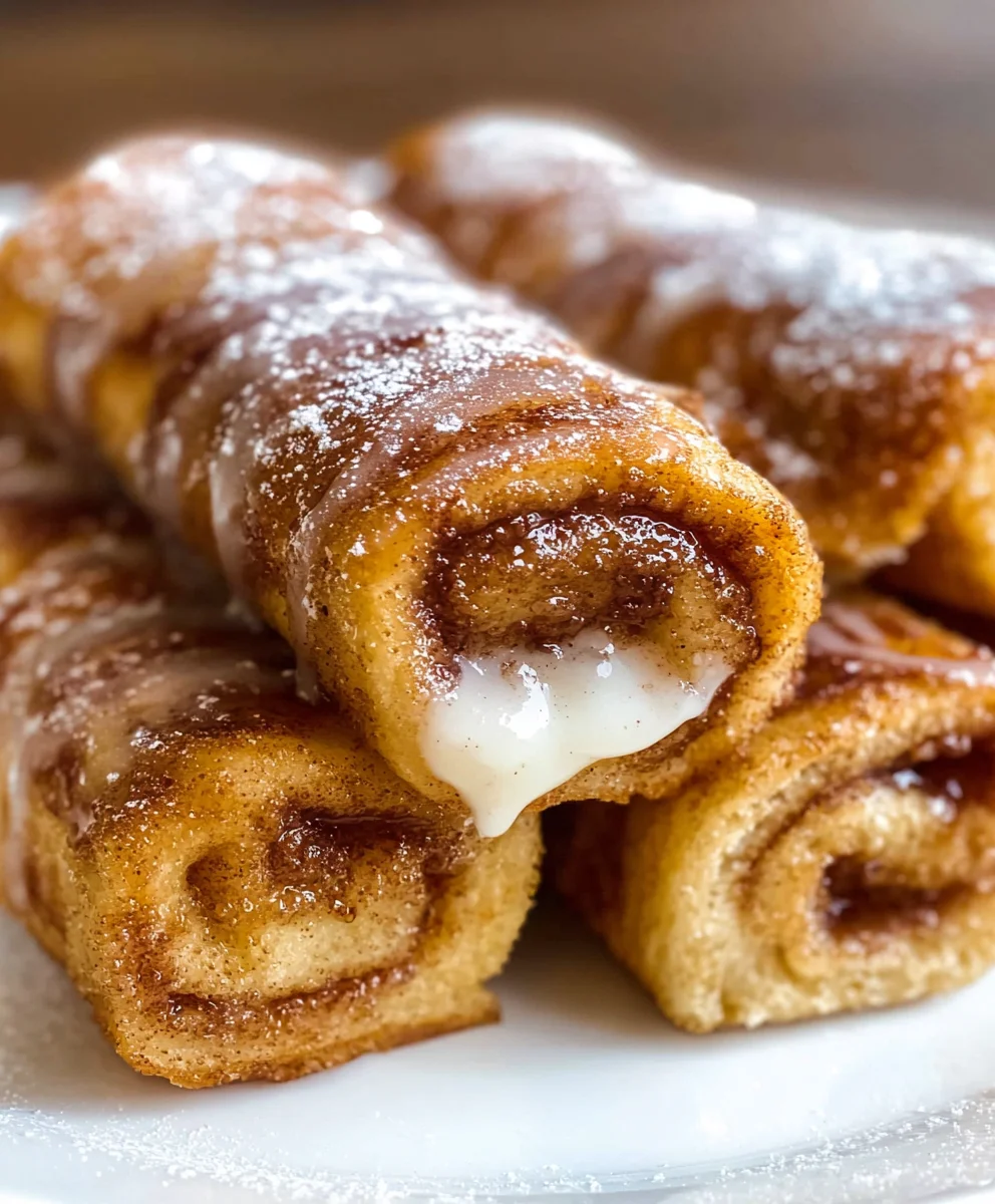 Cinnamon Roll French Toast Roll-Ups Delight