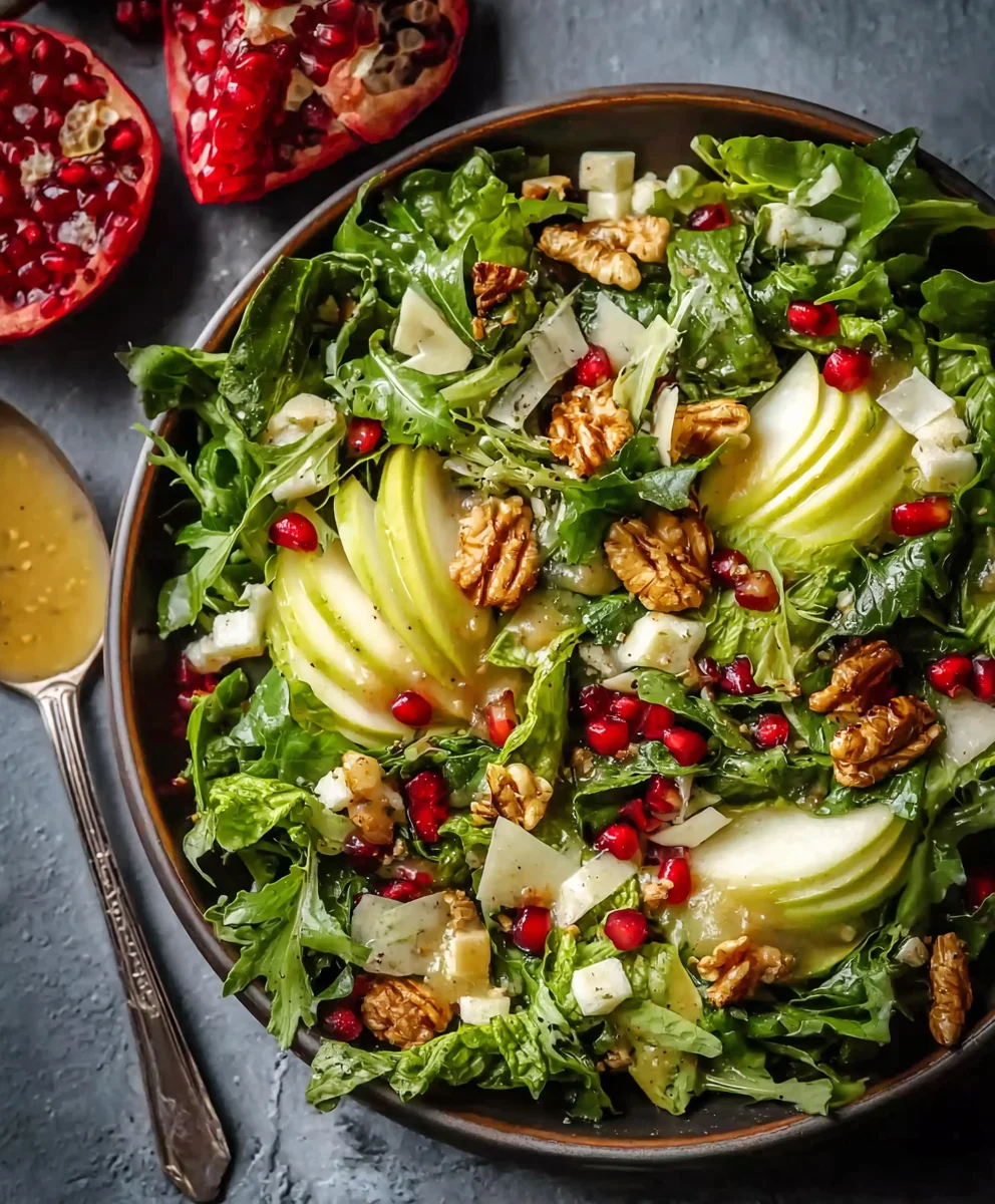 Juicy Christmas Salad Honey Mustard Dressing Recipe