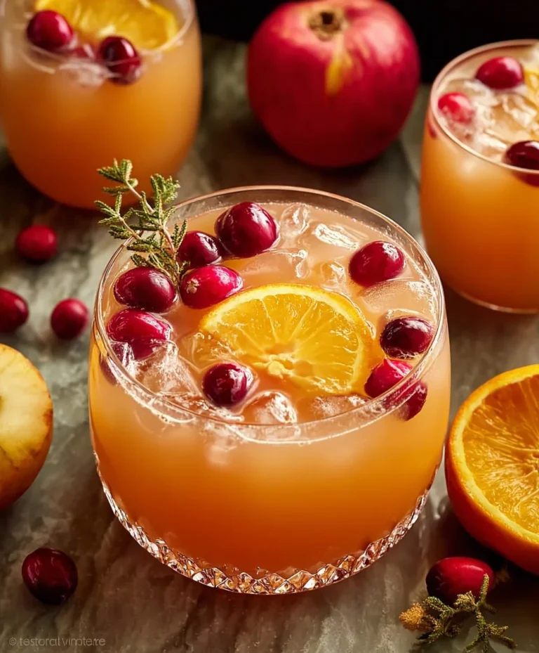 Sparkling Thanksgiving Punch Easy Non-Non-Non-Alcoholic Alternativeic Recipe