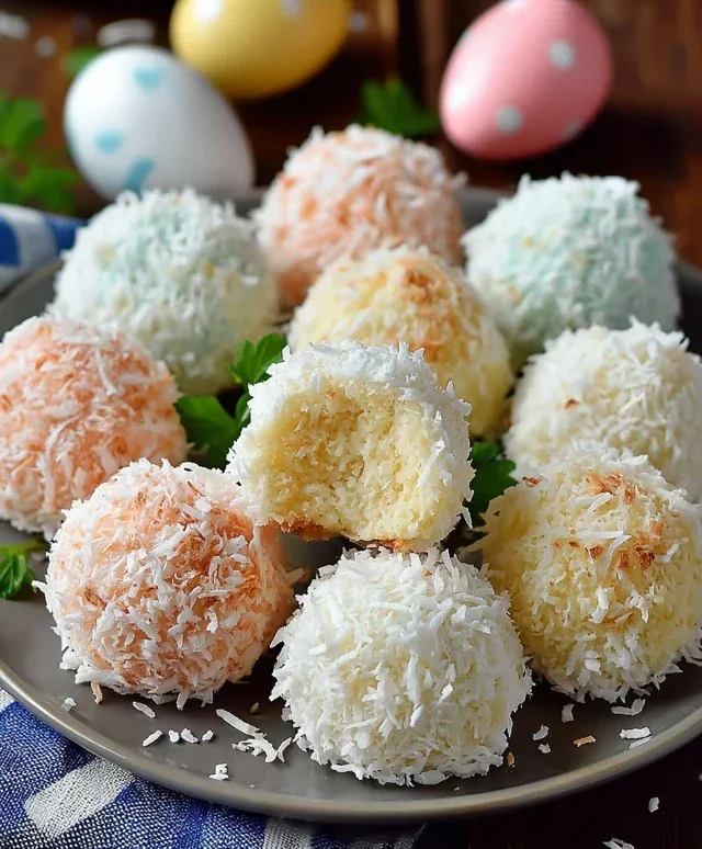 Easter Bunny Coconut Tails