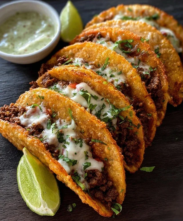 Crispy Ground Beef Tacos