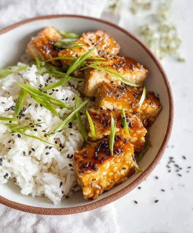 Honey Garlic Tofu