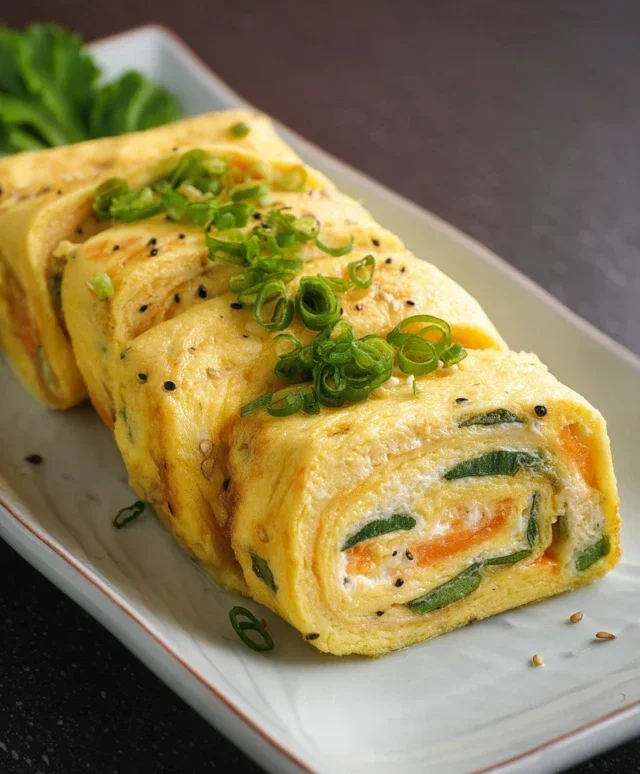 Gyeran Mari (Korean Rolled Omelette)