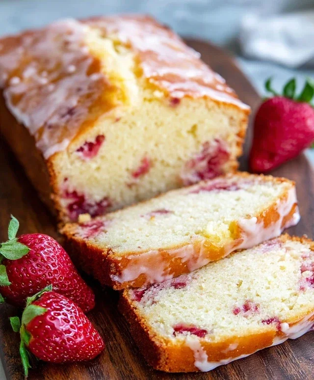 Strawberry Pound Cake