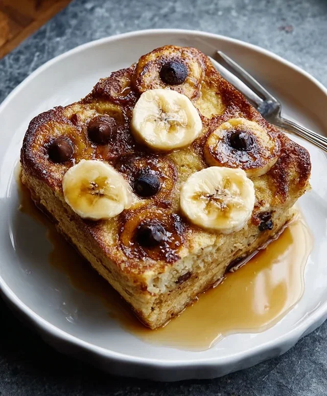 Gluten Free Banana Pancake Bake