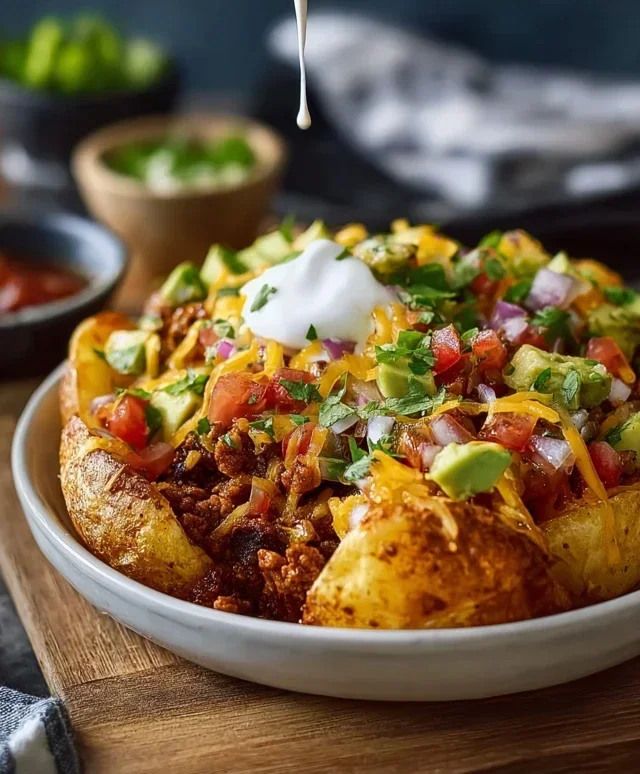 Loaded Potato Taco Bowl