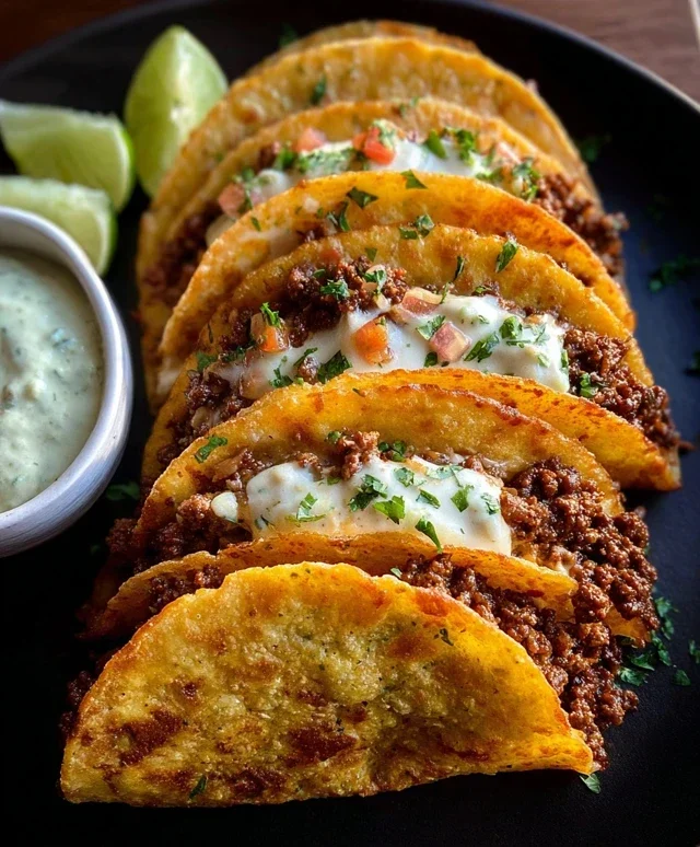 Crispy Ground Beef Tacos