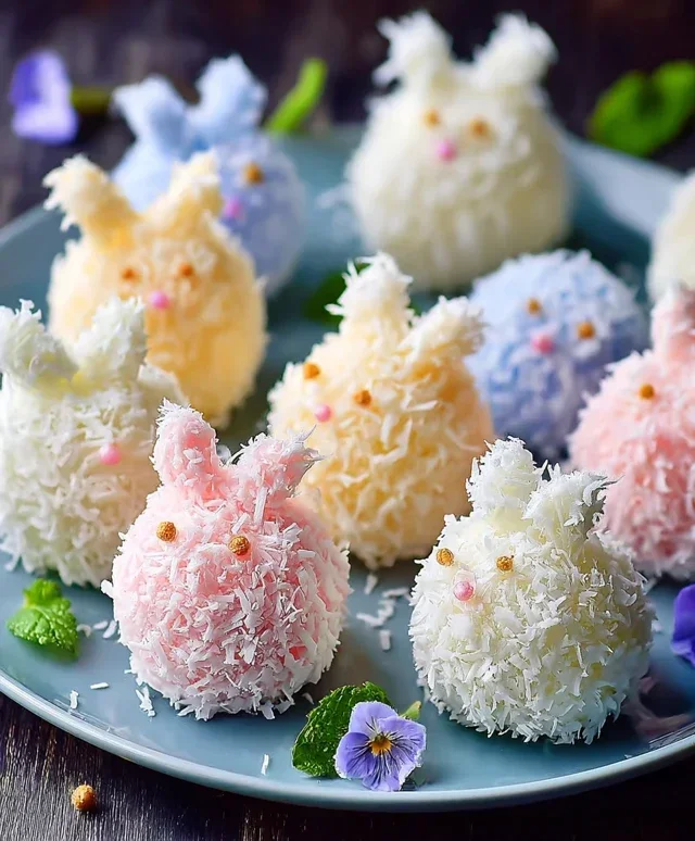 Easter Bunny Coconut Tails