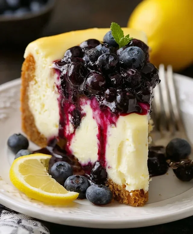 Lemon Blueberry Cheesecake