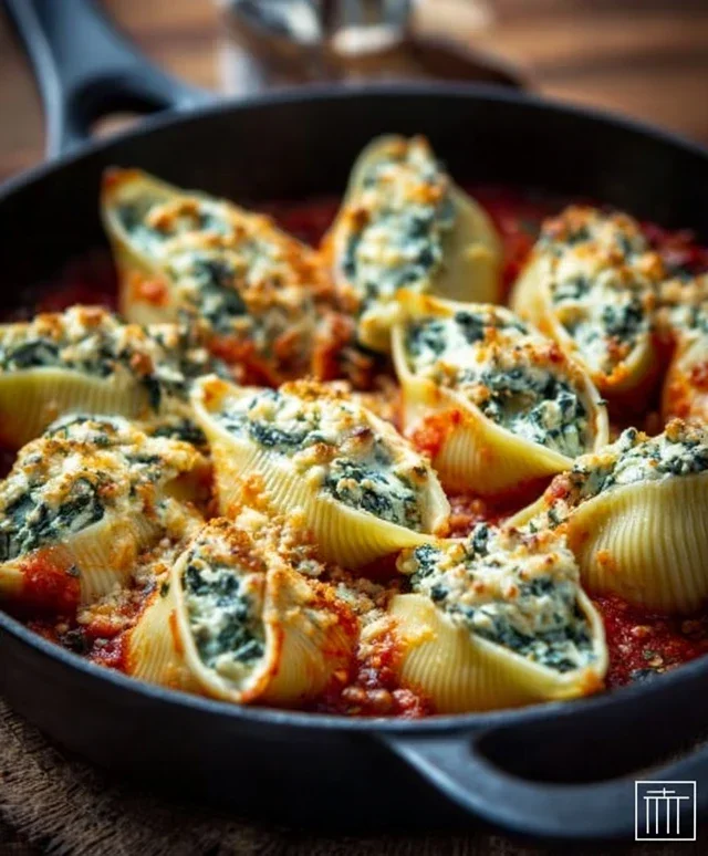 Spinach and Ricotta Stuffed Shells Recipe