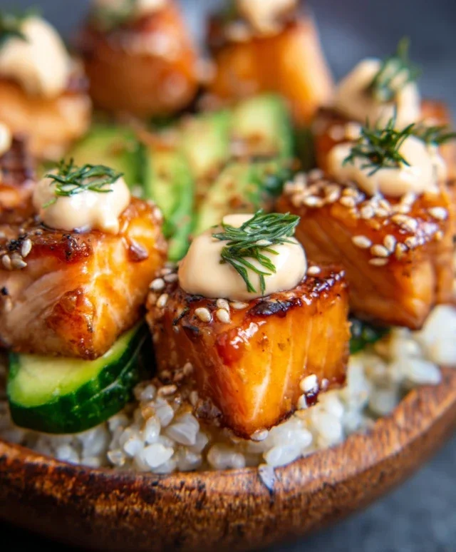 Bang Bang Salmon Bites