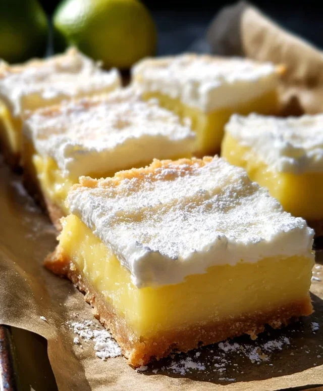 Tangy citrus dessert squares