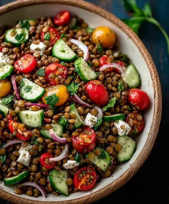 Mediterranean Lentil Salad