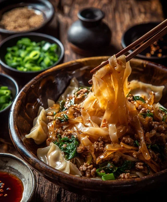 Potsticker Noodle Bowl