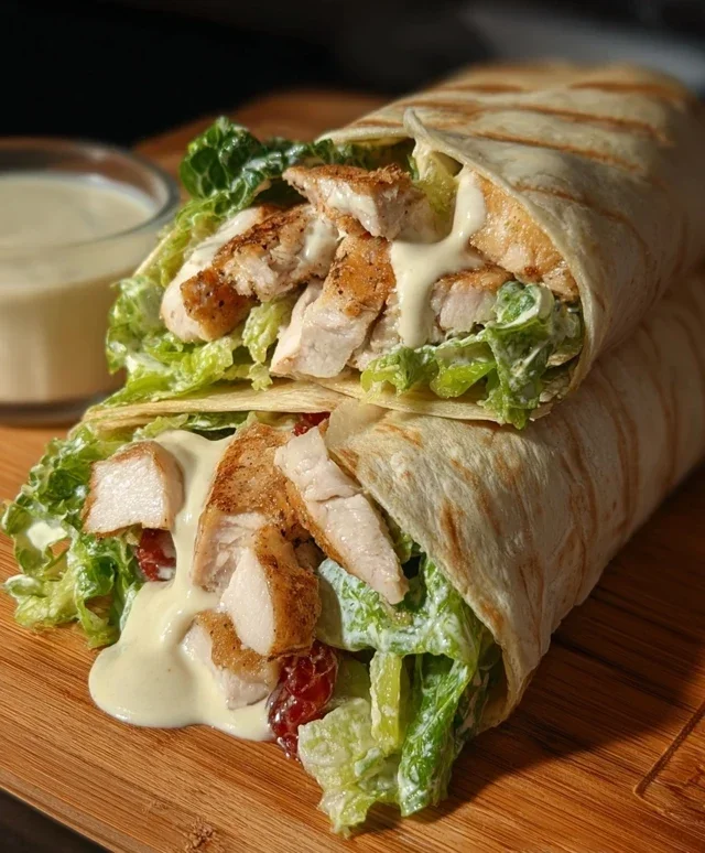 Chicken Caesar Wraps