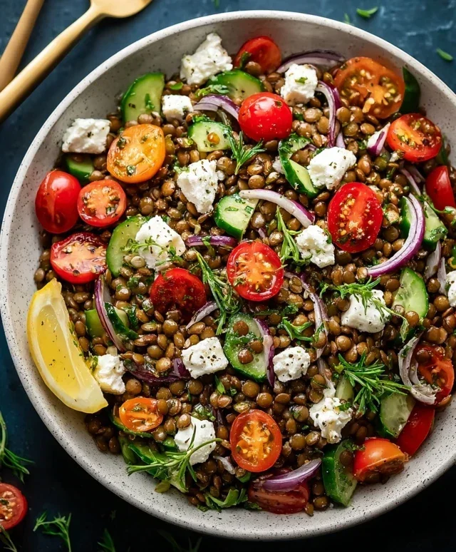 Mediterranean Lentil Salad