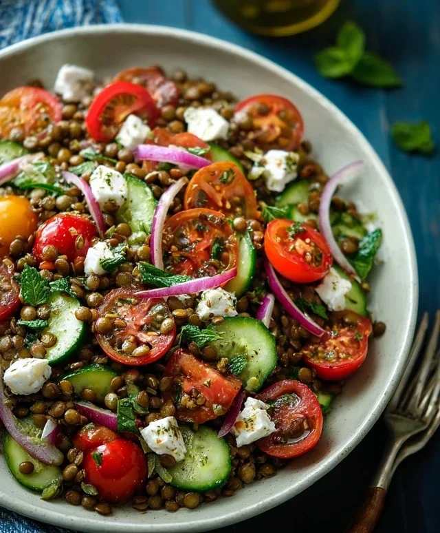 Mediterranean Lentil Salad