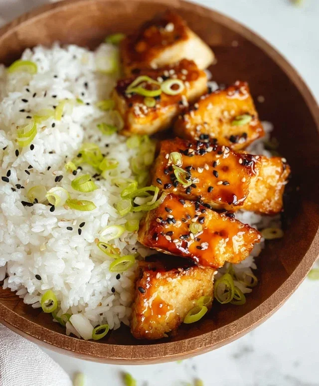 Honey Garlic Tofu